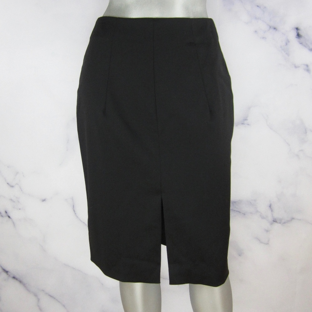 GUILTY BROTHERHOOD Black Front Slit Pencil Skirt 4